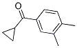 CYCLOPROPYL 3,4-DIMETHYLPHENYL KETONE 结构式