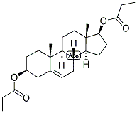 5-ANDROSTEN-3-BETA, 17-BETA-DIOL DIPROPIONATE 结构式