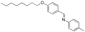 P-OCTYLOXYBENZYLIDENE P-TOLUIDINE 结构式