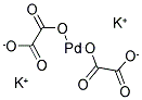 双(草酸根)钯(II)酸钾 结构式