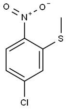 4-CHLORO-2-(METHYLTHIO)-1-NITROBENZENE 结构式