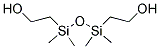 1,3-BIS(2-HYDROXYETHYL)TETRAMETHYLDISILOXANE 结构式