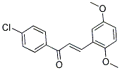 4'-CHLORO-2,5-DIMETHOXYCHALCONE 结构式