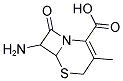 7-AMINO-3-METHYL-8-OXO-5-THIA-1-AZA-BICYCLO[4.2.0]OCT-2-ENE-2-CARBOXYLIC ACID 结构式