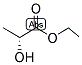 (+)-Ethyl D-lactate 结构式