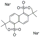 2,6-DI-TERT-BUTYLNAPHTHALENE DISULFONIC ACID SODIUM SALT 结构式