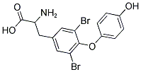 DL-3,5-DIBROMOTHYRONINE 结构式