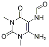 1,3-DIMETHYL-6-AMINO-5-FORMYLAMINOURACIL 结构式