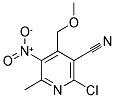 2-CHLORO-3-CYANO-4-METHOXYMETHYL-6-METHYL-5-NITROPYRIDINE 结构式