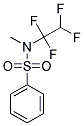 N-甲基-N-(四氟乙基)苯磺酰胺 结构式