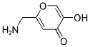 2-AMINOMETHYL-5-HYDROXY-PYRAN-4-ONE 结构式