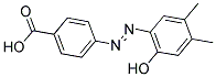 1,2-DIMETHYL-4-(P-CARBOXYPHENYLAZO)-5-HYDROXYBENZENE 结构式