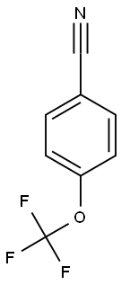 1-氰-4-三氟甲氧基苯 结构式