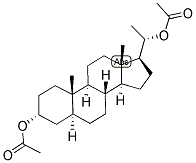 5-ALPHA-PREGNAN-3-ALPHA, 20-ALPHA-DIOL DIACETATE 结构式