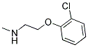 N-[2-(2-CHLOROPHENOXY)ETHYL]-N-METHYLAMINE 结构式