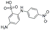 4-AMINO-4'-NITRODIPHENYLAMINE-2-SULFONIC ACID 结构式