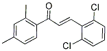 3-(2,6-DICHLOROPHENYL)-1-(2,4-DIMETHYLPHENYL)PROP-2-EN-1-ONE 结构式