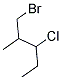 1-BROMO-3-CHLORO-2-METHYLPENTANE 结构式