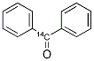 Benzophenone, [carbonyl-14C] 结构式