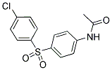 N-[4-(4-CHLORO-BENZENESULFONYL)-PHENYL]-ACETAMIDE 结构式