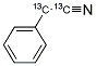 苯乙腈-1,2-13C2 结构式
