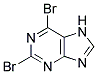 2,6-二溴嘌呤 结构式