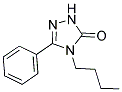 4-BUTYL-5-PHENYL-2,4-DIHYDRO-3H-1,2,4-TRIAZOL-3-ONE 结构式