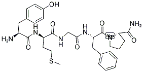 TYR-D-MET-GLY-PHE-PRO-NH2 结构式
