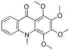 1,2,3,4-TETRAMETHOXY-10-METHYLACRIDONE 结构式