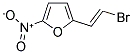 2-[(E)-2-Bromovinyl]-5-nitrofuran 结构式