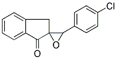 2-(4-CHLOROBENZYLIDENE)-1-INDANONEEPOXIDE 结构式