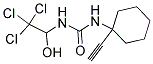 N-(1-ETH-1-YNYLCYCLOHEXYL)-N'-(2,2,2-TRICHLORO-1-HYDROXYETHYL)UREA 结构式