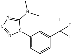 N,N-DIMETHYL-1-[3-(TRIFLUOROMETHYL)PHENYL]-1H-1,2,3,4-TETRAAZOL-5-AMINE 结构式