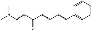 1-二甲基氨基-7-苯基-七-1,4,6-三烯-3-酮 结构式