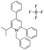 1-BENZYL-2-ISOPROPYL-4,6-DIPHENYLPYRIDINIUM TETRAFLUOROBORATE 结构式