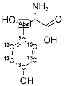 3,4-DIHYDROXYPHENYLALANINE (RING-13C6) 结构式