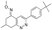 Aza(3-(4-(tert-butyl)phenyl)-7-methyl(6,7,8-trihydrocinnolin-5-ylidene))methoxymethane 结构式