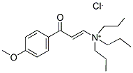 [3-(4-METHOXYPHENYL)-3-OXOPROP-1-ENYL](TRIPROPYL)AMMONIUM CHLORIDE 结构式