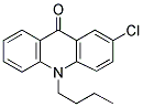 10-丁基-2-氯-9(10H)吖啶酮 结构式