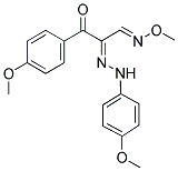 3-(4-METHOXYPHENYL)-2-[2-(4-METHOXYPHENYL)HYDRAZONO]-3-OXOPROPANAL O-METHYLOXIME 结构式