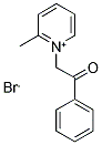 2-METHYL-1-(2-OXO-2-PHENYLETHYL)PYRIDINIUM BROMIDE 结构式