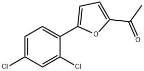 1-[5-(2,4-DICHLOROPHENYL)-2-FURYL]-1-ETHANONE 结构式