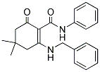 (4,4-DIMETHYL-2-OXO-6-(BENZYLAMINO)CYCLOHEX-1-ENYL)-N-BENZAMIDE 结构式