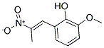 2'-Hydroxy-3'-methoxy-beta-methyl-beta-nitrostyrene 结构式