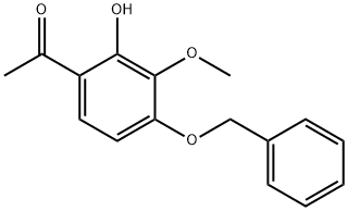 1-[4-(BENZYLOXY)-2-HYDROXY-3-METHOXYPHENYL]ETHAN-1-ONE 结构式