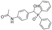 N1-(4-[(DIPHENYLPHOSPHORYL)(HYDROXY)METHYL]PHENYL)ACETAMIDE 结构式