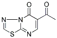 6-Acetyl-5H-[1,3,4]thiadiazolo[3,2-a]pyrimidin-5-one 结构式
