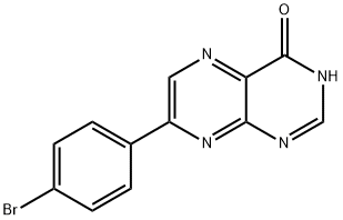 7-(4-BROMOPHENYL)PTERIDIN-4(3H)-ONE 结构式