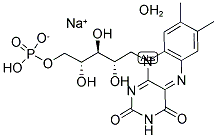 核黄素5′-磷酸盐 钠盐 水合物 结构式