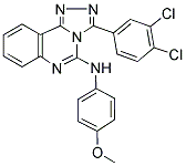 3-(3,4-DICHLOROPHENYL)-N-(4-METHOXYPHENYL)-[1,2,4]TRIAZOLO[4,3-C]QUINAZOLIN-5-AMINE 结构式